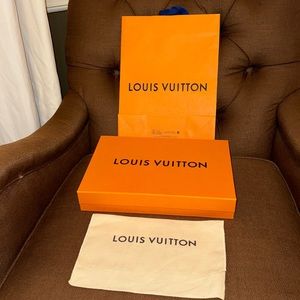 Louis Vuitton Magnetic box with paper bag and dust bag